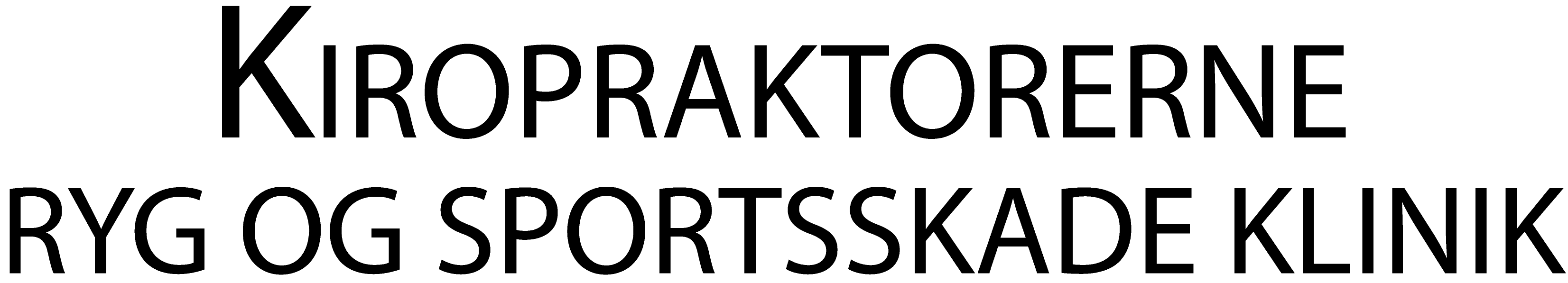 kiropraktorerne logo sort